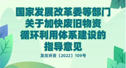 一图读懂 | 《关于加快废旧物资循环利用体系建设的指导意见》