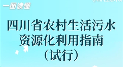 一图读懂 | 《四川省农村生活污水资源化利用指南（试行）》